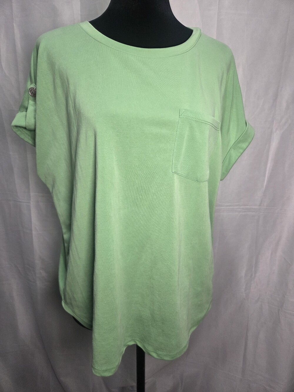 Women's Mint Green Pocket Tee